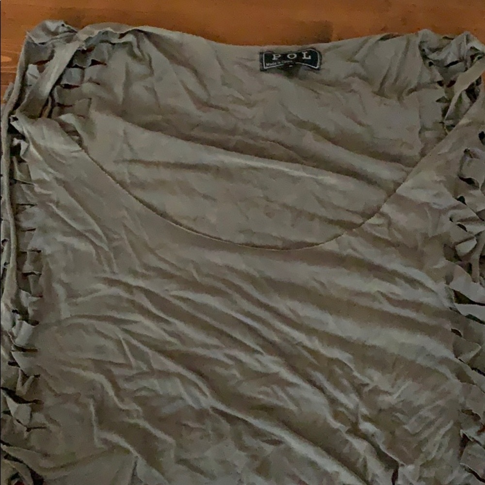 Army green tank top
